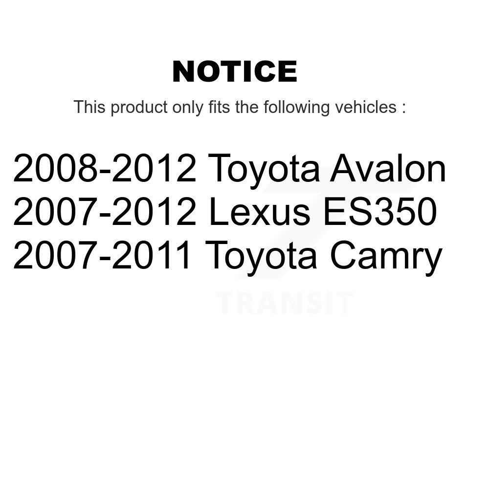[Arrière] Rotor de frein à disque arrière pour Toyota Camry Lexus ES350 Avalon 8-980467