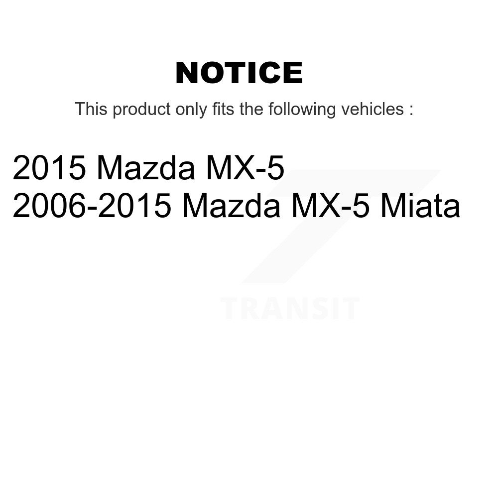 [Front] Rotor de frein à disque avant pour Mazda MX-5 Miata 8-980475