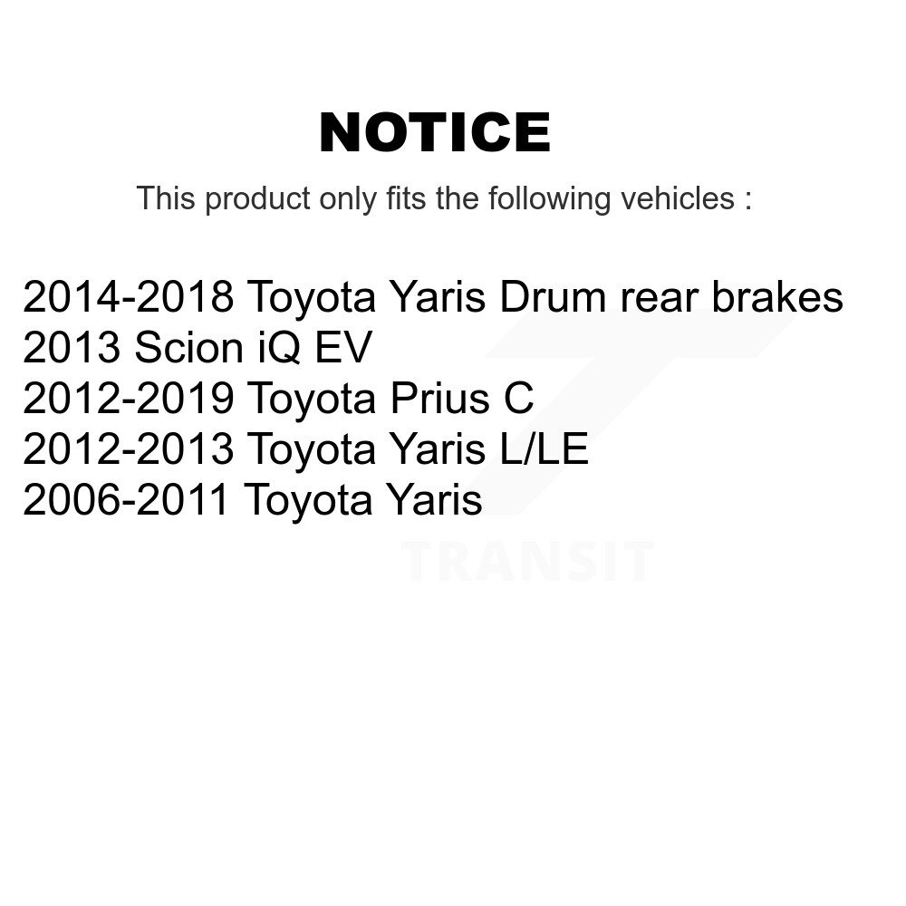 [Front] Rotor de frein à disque avant pour Toyota Yaris Prius C Scion iQ 8-980476