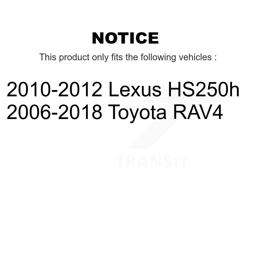 [Arrière] Rotor de frein à disque arrière pour Toyota RAV4 Lexus HS250h 8-980483