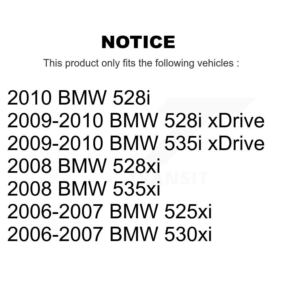 [Arrière] Rotor de frein à disque arrière pour BMW 530xi 528i xDrive 535i 535xi 528xi 525xi 8-980496