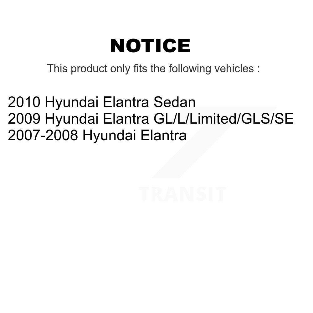 [Front] Rotor de frein à disque avant pour Hyundai Elantra 8-980504
