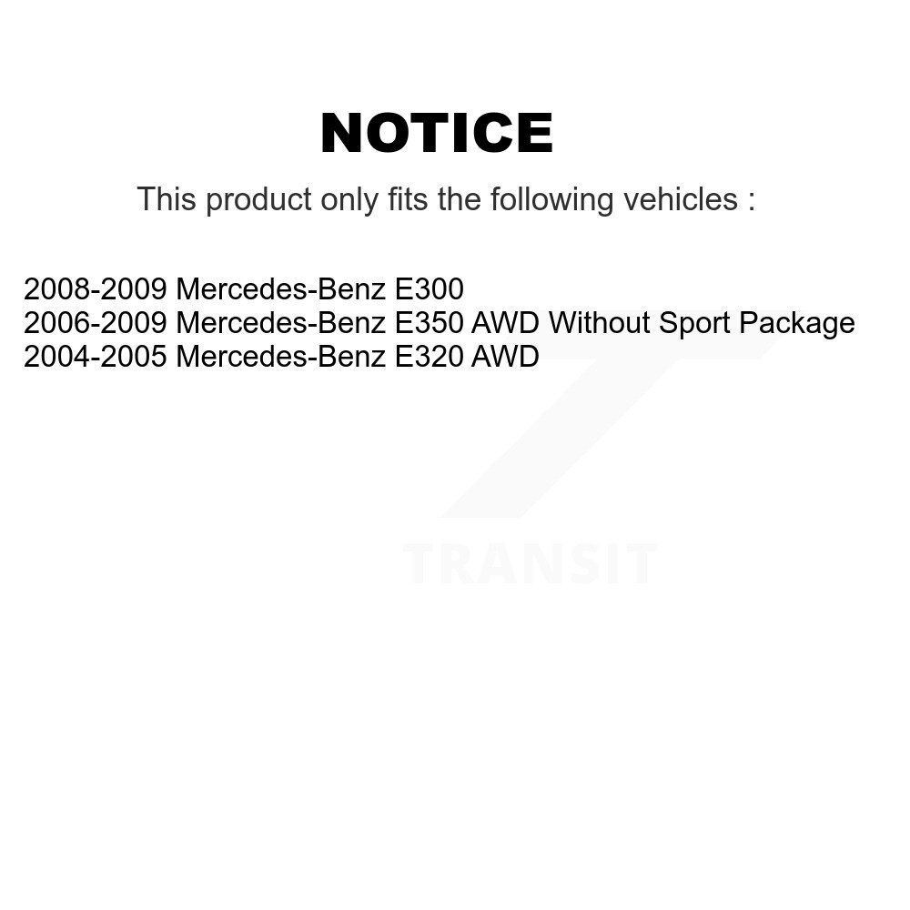 [Front] Rotor de frein à disque avant pour Mercedes-Benz E350 E320 E300 8-980510