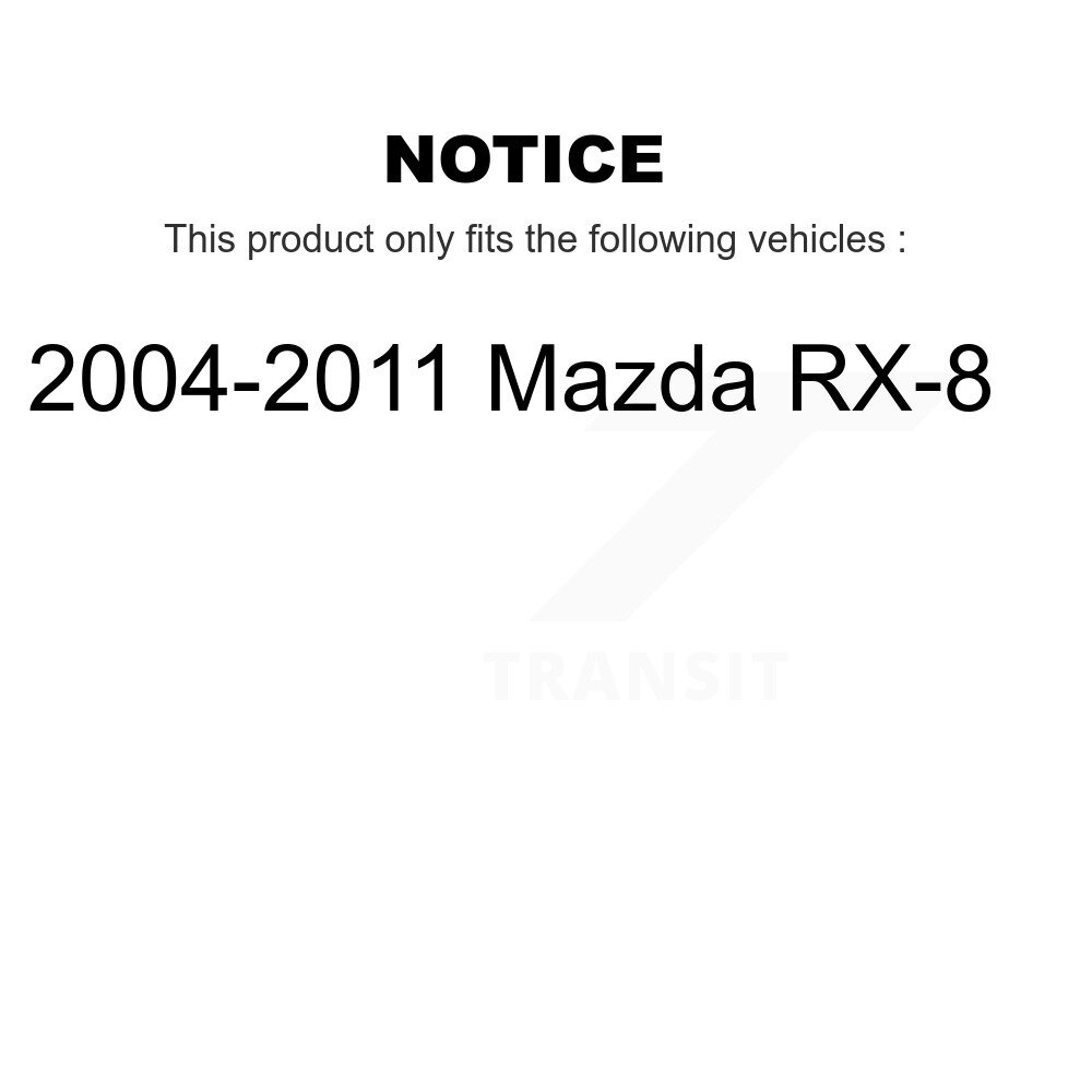 [Arrière] Rotor de frein à disque arrière pour 2004-2011 Mazda RX-8 8-980522