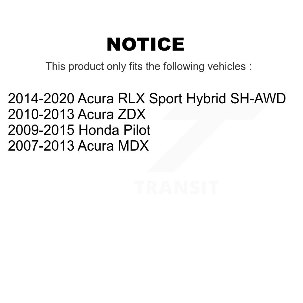 [Front] Rotor de frein à disque avant pour Honda Pilot Acura MDX RLX ZDX 8-980566