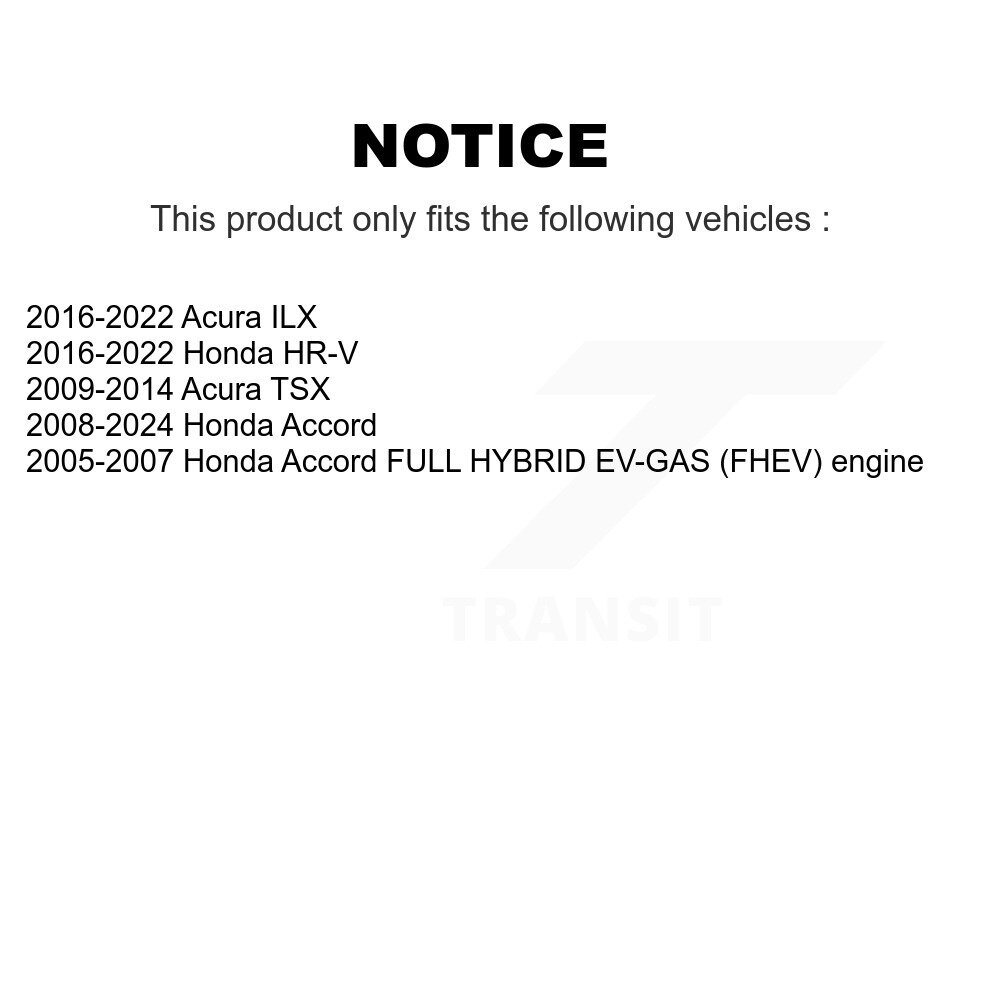 [Arrière] Rotor de frein à disque arrière pour Honda Accord HR-V Acura ILX TSX 8-980577