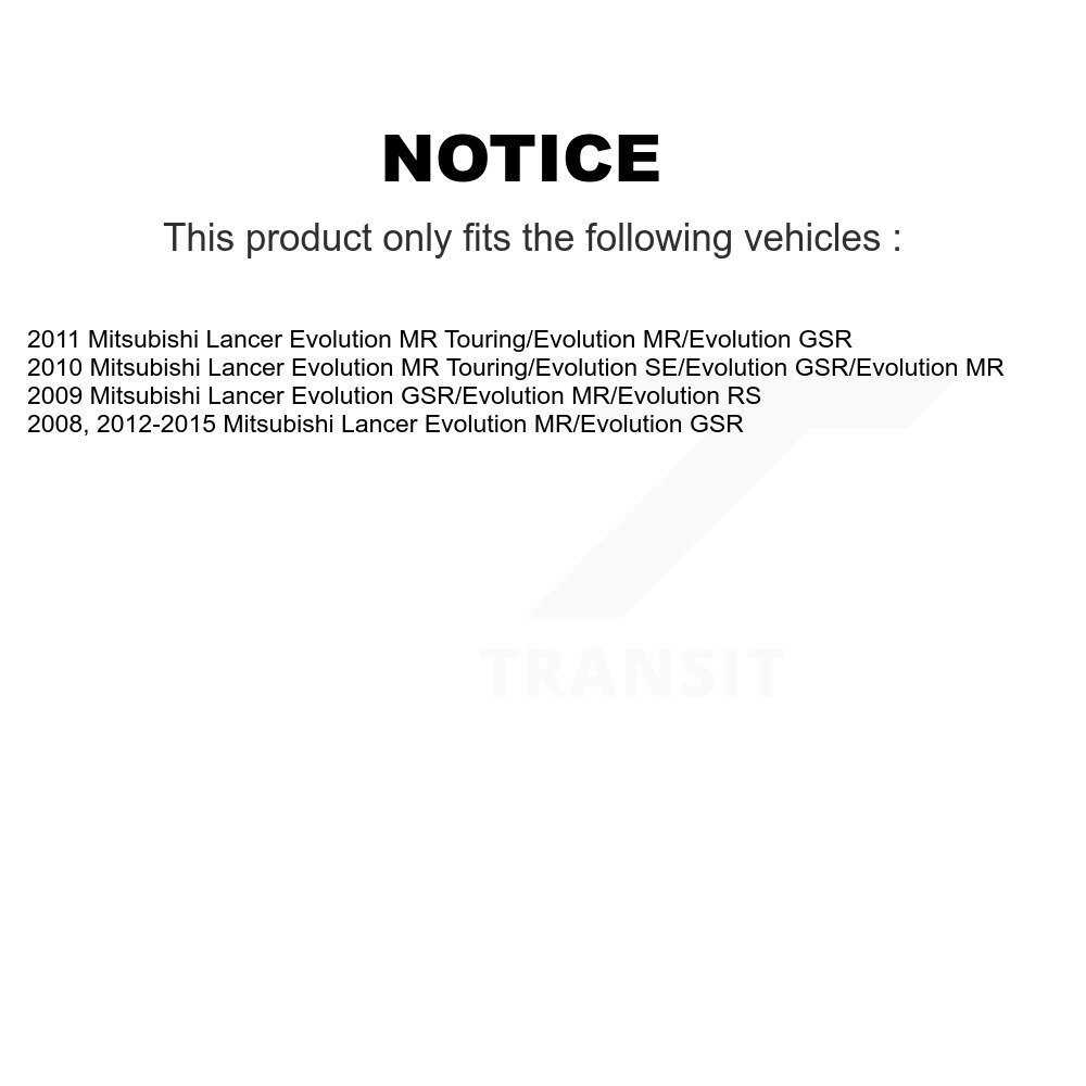 [Front] Rotor de frein à disque avant pour Mitsubishi Lancer 8-980662