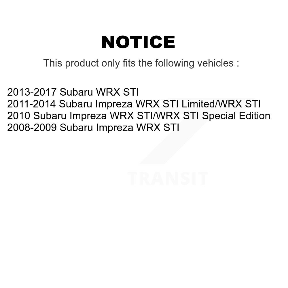 [Arrière] Rotor de frein à disque arrière pour Subaru Impreza WRX STI 8-980682