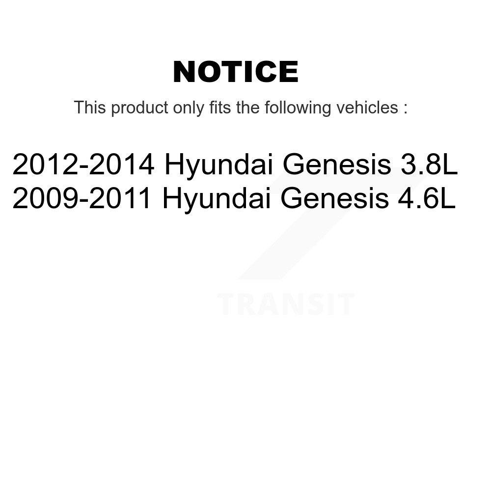 [Front] Rotor de frein à disque avant pour Hyundai Genesis 8-980711