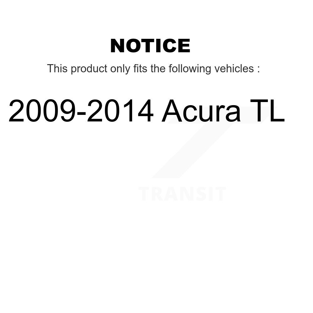 [Arrière] Rotor de frein à disque arrière pour 2009-2014 Acura TL 8-980739
