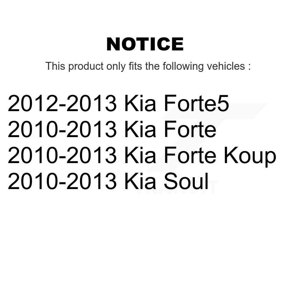 [Arrière] Rotor de frein à disque arrière pour Kia Soul Forte Koup Forte5 8-980751