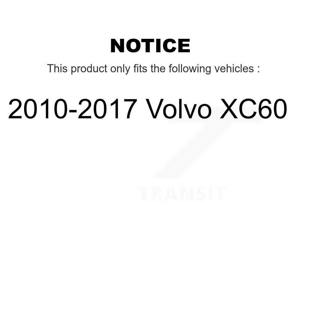[Arrière] Rotor de frein à disque arrière pour Volvo XC60 8-980778 2010-2017
