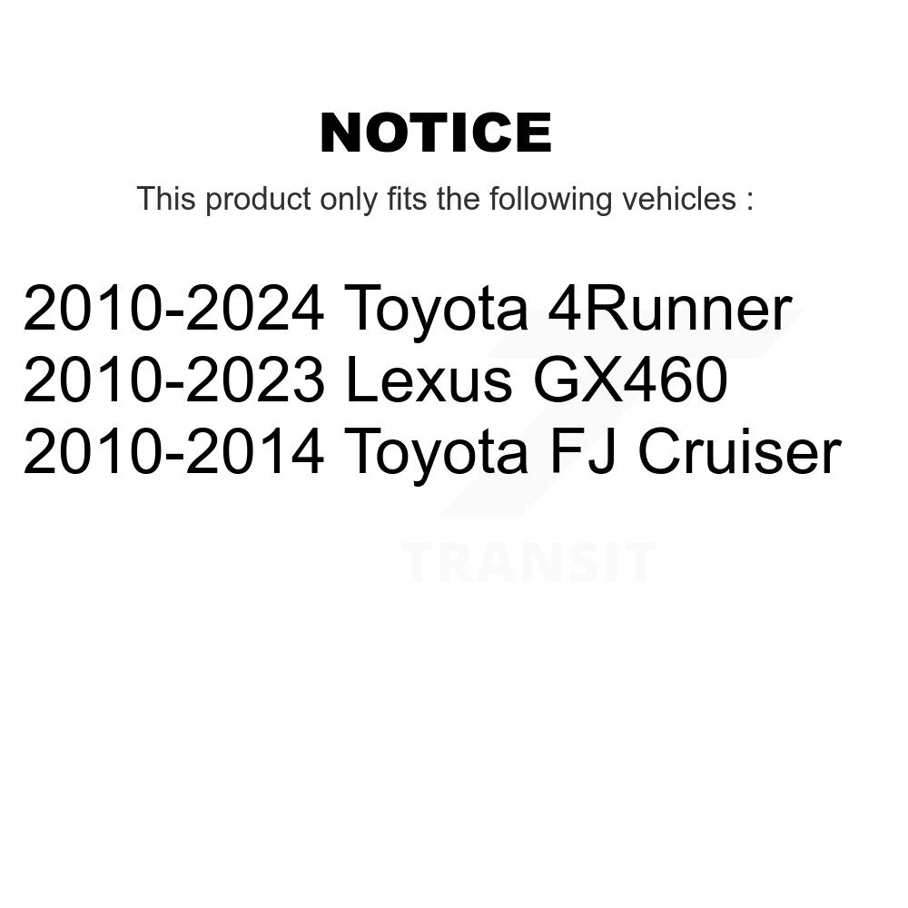 [Arrière] Rotor de frein à disque arrière pour Toyota 4Runner Lexus GX460 FJ Cruiser 8-980780