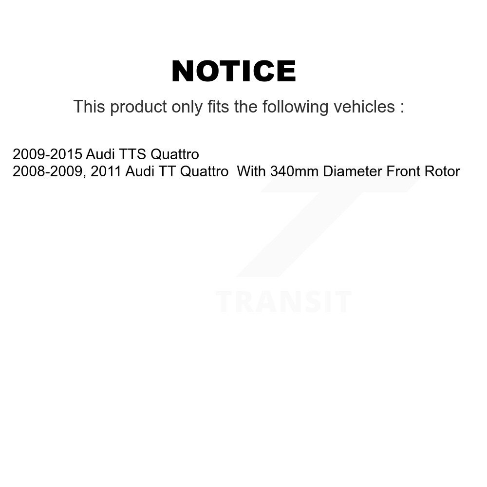 [Front] Rotor de frein à disque avant pour Audi TT Quattro TTS 8-980877