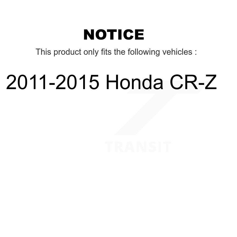 [Arrière] Rotor de frein arrière pour Honda CR-Z 2011-2015 8-980914