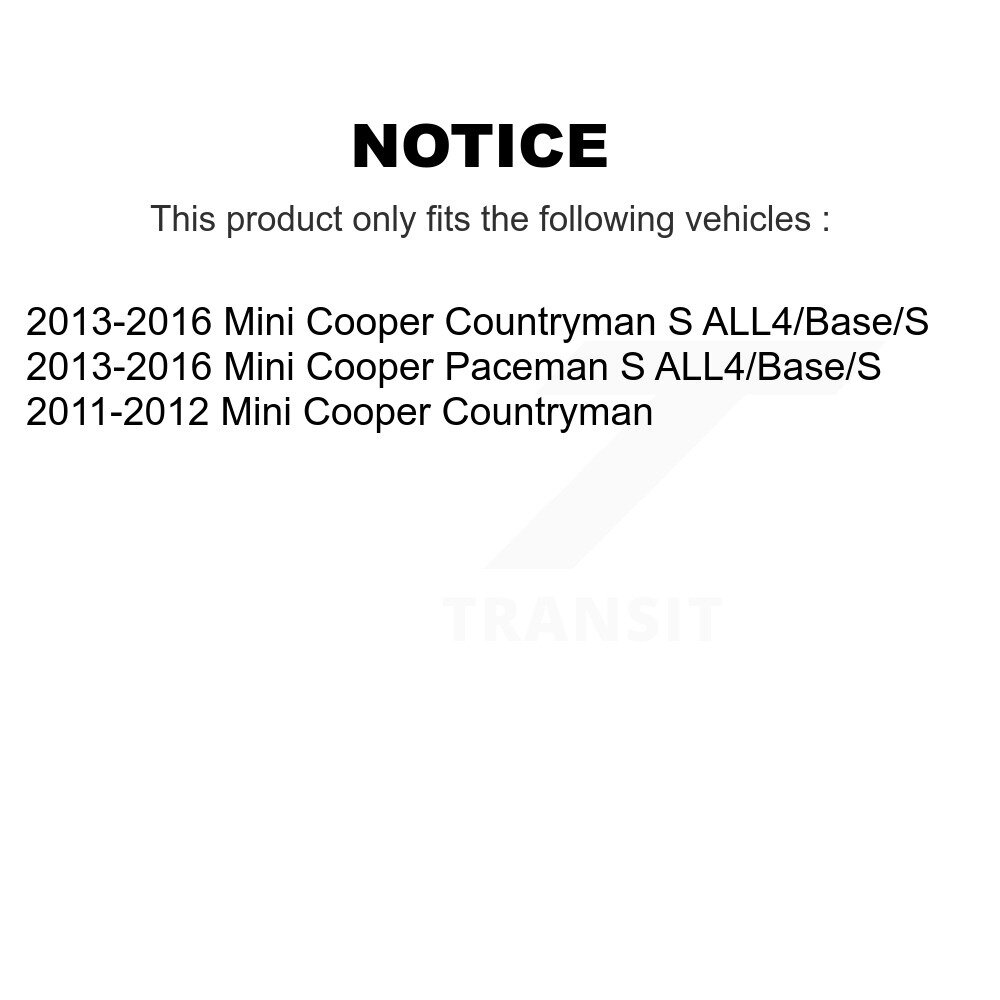[Arrière] Rotor de frein à disque arrière pour Mini Cooper Countryman Paceman 8-980969