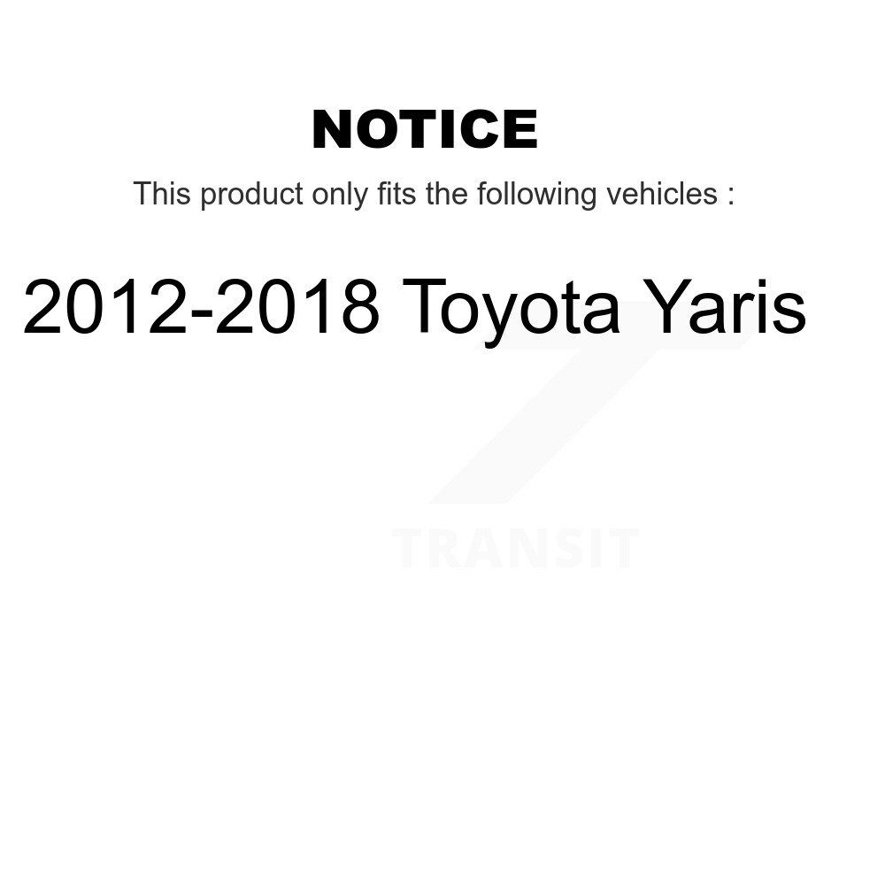 [Arrière] Rotor de frein à disque arrière pour 2012-2018 Toyota Yaris 8-980993