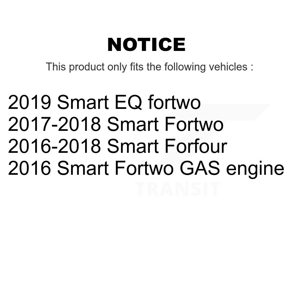 [Front] Rotor de frein avant pour Smart Fortwo EQ fortwo Forfour 8-982160