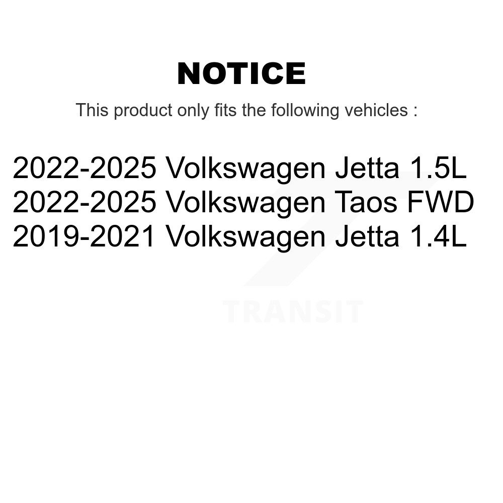 [Arrière] Rotor de frein à disque arrière pour Volkswagen Jetta Taos 8-982325