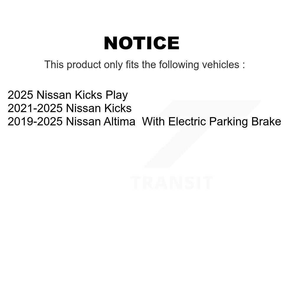 [Arrière] Rotor de frein à disque arrière pour Nissan Kicks Altima 8-982511