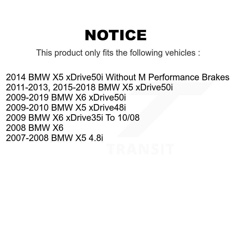 [Arrière] Rotor de frein à disque arrière pour BMW X5 X6 8-TQ8099