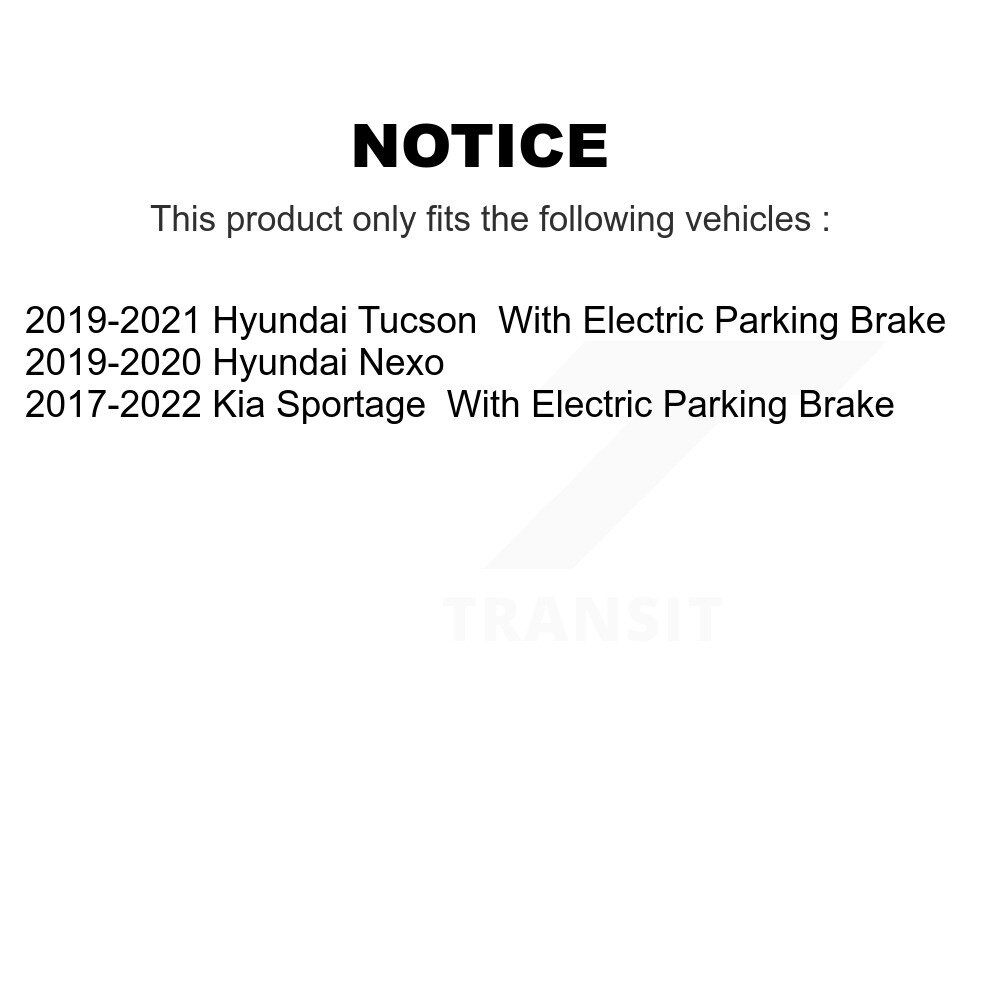 [Arrière] Rotor de frein à disque arrière pour Kia Sportage Hyundai Tucson Nexo 8-TQ8307