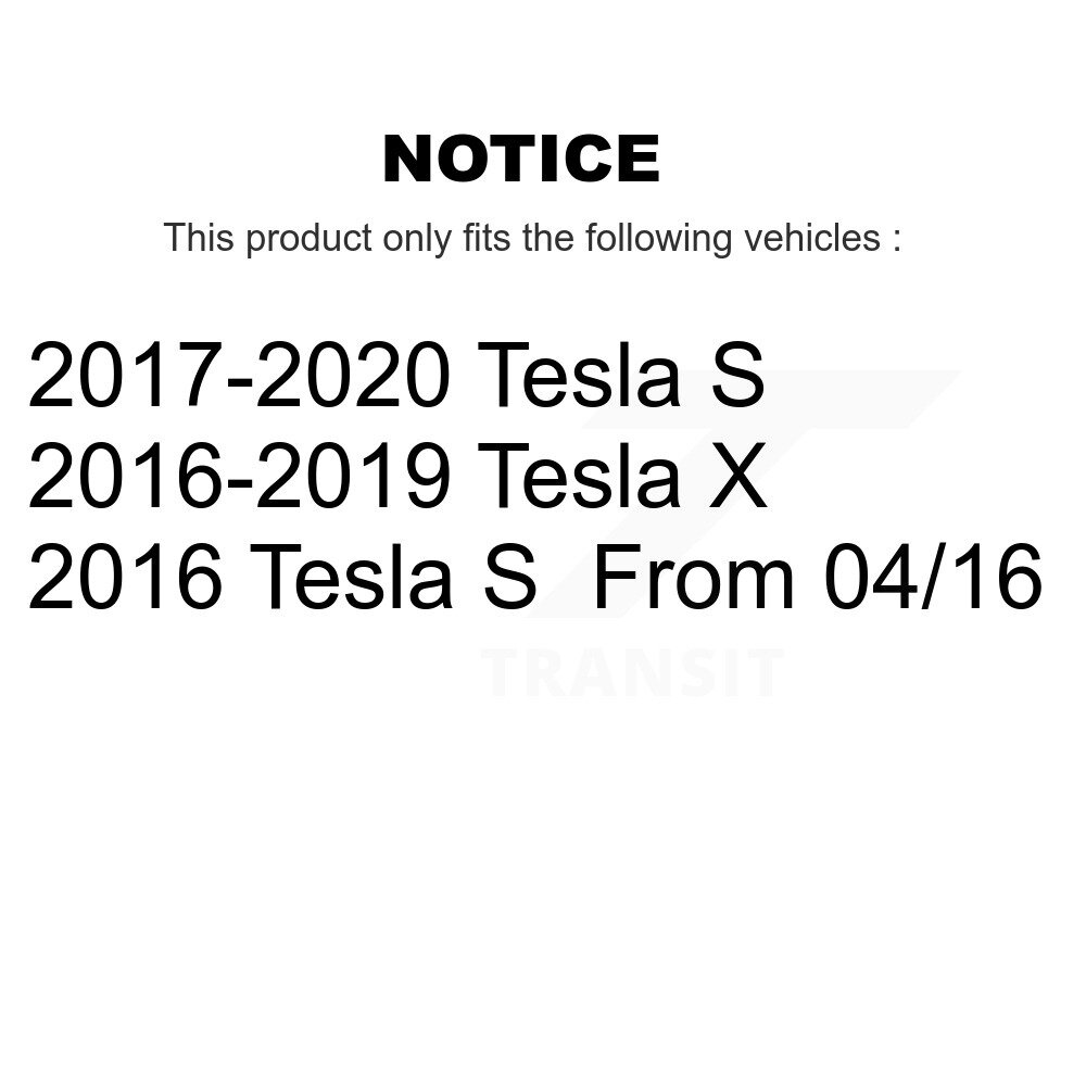 [Arrière] Rotor de frein à disque arrière pour Tesla S X 8-TQ8337