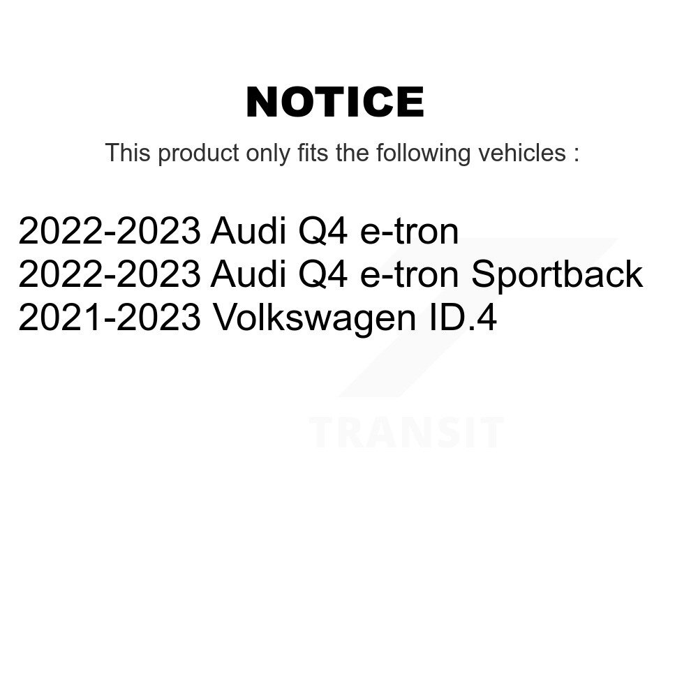 [Front] Rotor de frein à disque avant pour Volkswagen ID.4 Audi Q4 e-tron Sportback 8-TQ8456