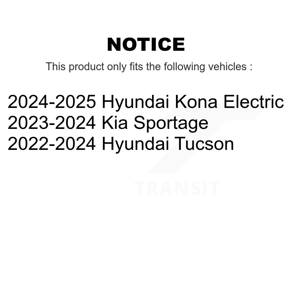 [Arrière] Rotor de frein à disque arrière pour Hyundai Tucson Kia Sportage 8-TQ8464