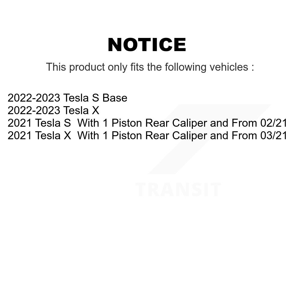 [Arrière] Rotor de frein à disque arrière pour Tesla X S 8-TQ8478