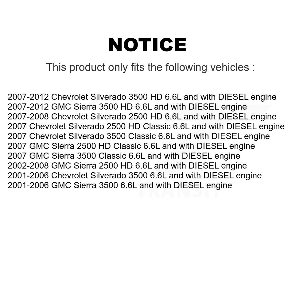 [N/A] Pompe à carburant électrique pour GMC Sierra 2500 HD Chevrolet Silverado 3500 Classic