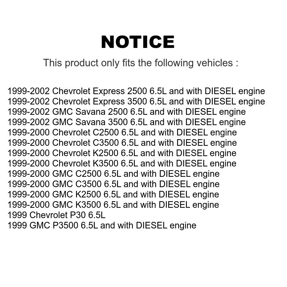 [N/A] Pompe à combustible électrique pour Chevrolet GMC Express 3500 K2500 Savana K3500 2500 C3500