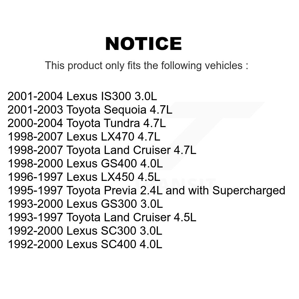 [N/A] Pompe à combustible électrique pour Toyota Tundra Lexus IS300 Sequoia LX470 Cruiser terrestre