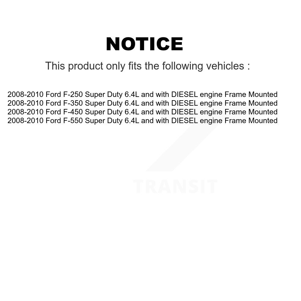 [N/A] Pompe à combustible électrique pour Ford F-350 Super Duty F-250 F-550 F-450 Cadre monté