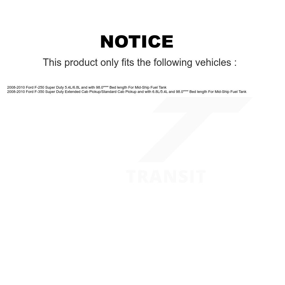 [N/A] Module de pompe à combustible Assemblage pour Ford F-350 Super Duty F-250 Mid-Ship Réservoir