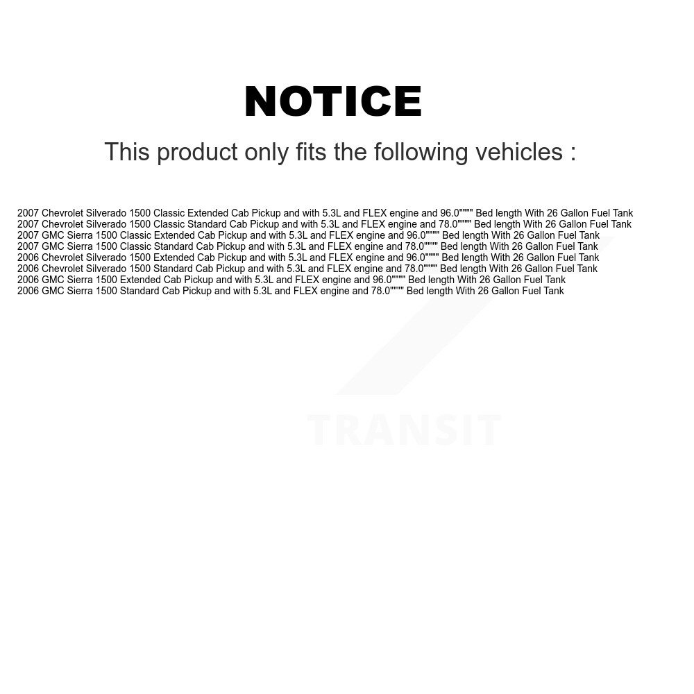 [N/A] Module de pompe à carburant pour Chevrolet GMC Silverado 1500 Sierra Classic