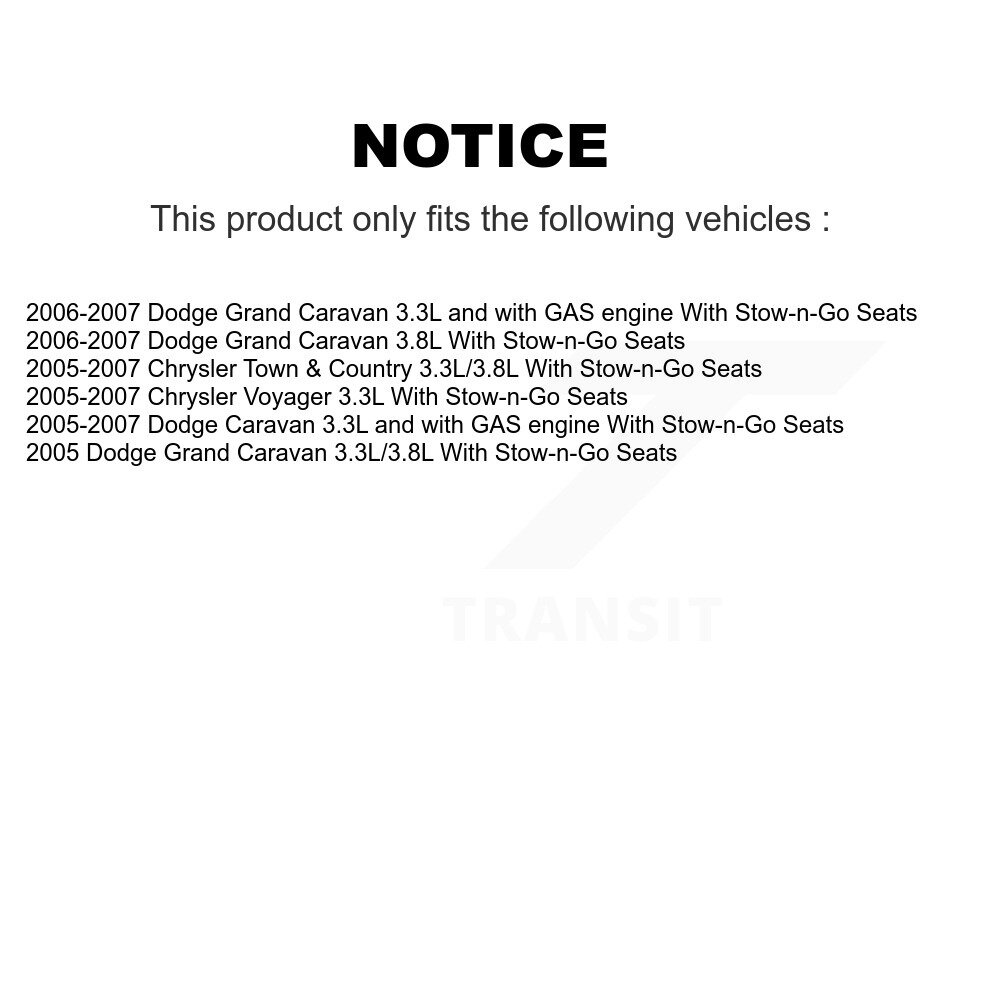 [N/A] Module de pompe à combustible Assemblage pour Dodge Grand Caravan Chrysler Ville et Pays