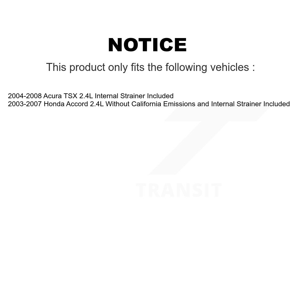 [N/A] Module de pompe à essence pour Honda Accord Acura TSX 2.4L AGY-00310490