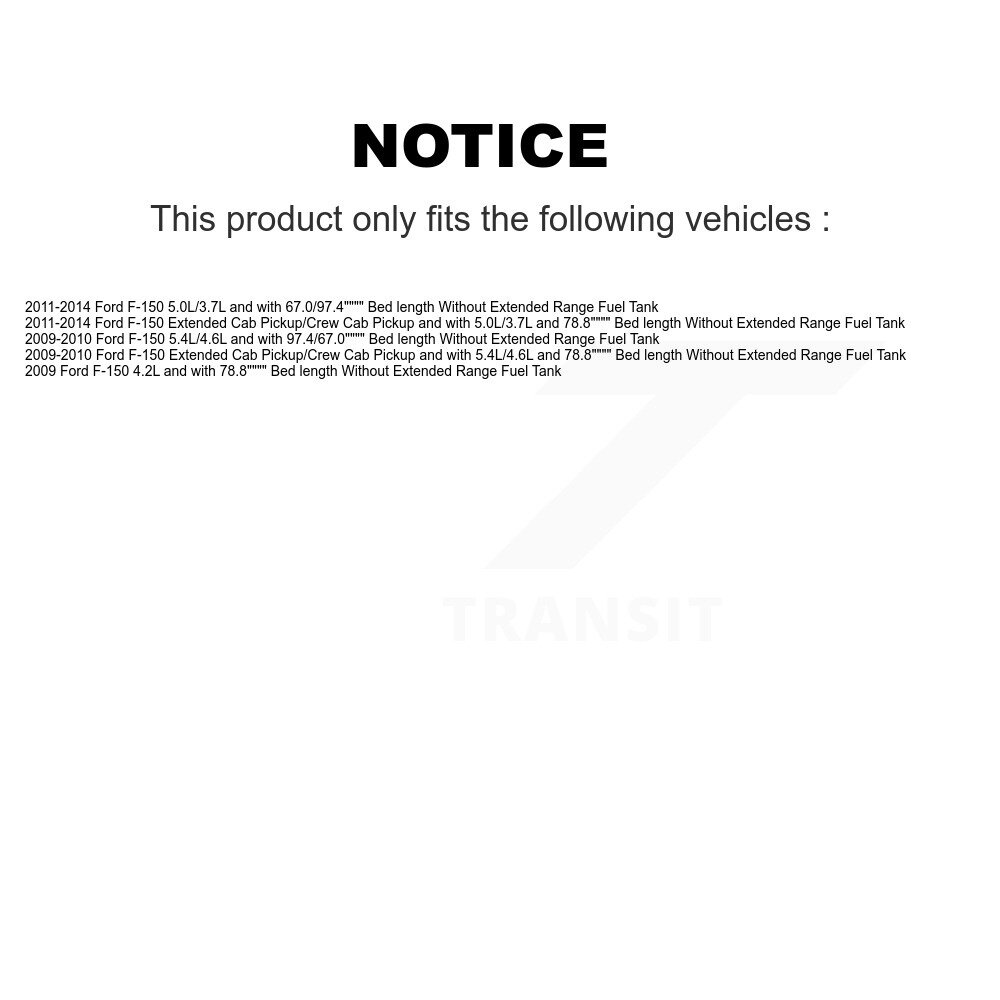 [N/A] Module de pompe à combustible Assemblage pour Ford F-150 sans réservoir de gamme étendue