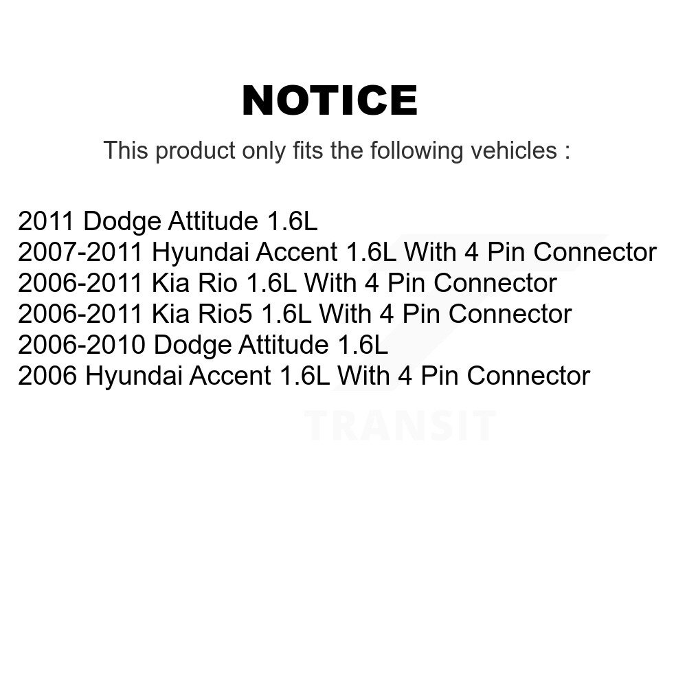 [N/A] Module de pompe à carburant Assemblage pour Hyundai Accent Kia Rio Rio5 Dodge Attitude 1.6L
