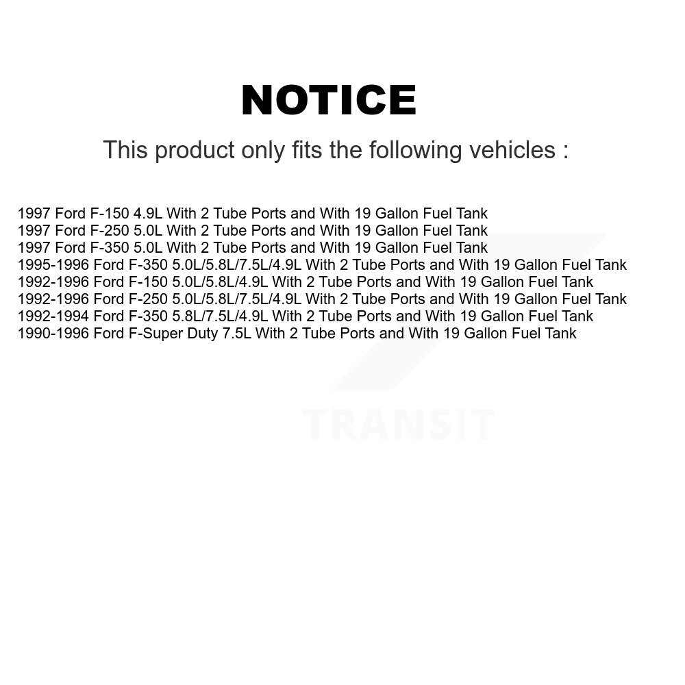 Fuel Pump Hanger Assembly For Ford F-150 F-250 F-350 F-Super Duty - Picture 2 of 7