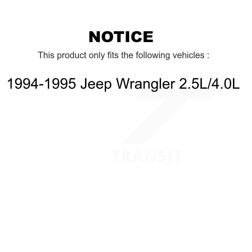 [N/A] Assemblée de l ' expéditeur de pompe à combustible pour 1994-1995 Jeep Wrangler 2.5L 4.0L AGY-00310835