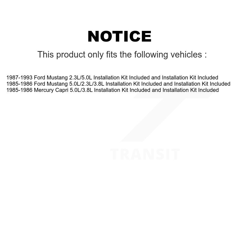 [N/A] Pompe à essence Sender Assembly pour Ford Mustang Mercury Capri AGY-00311182