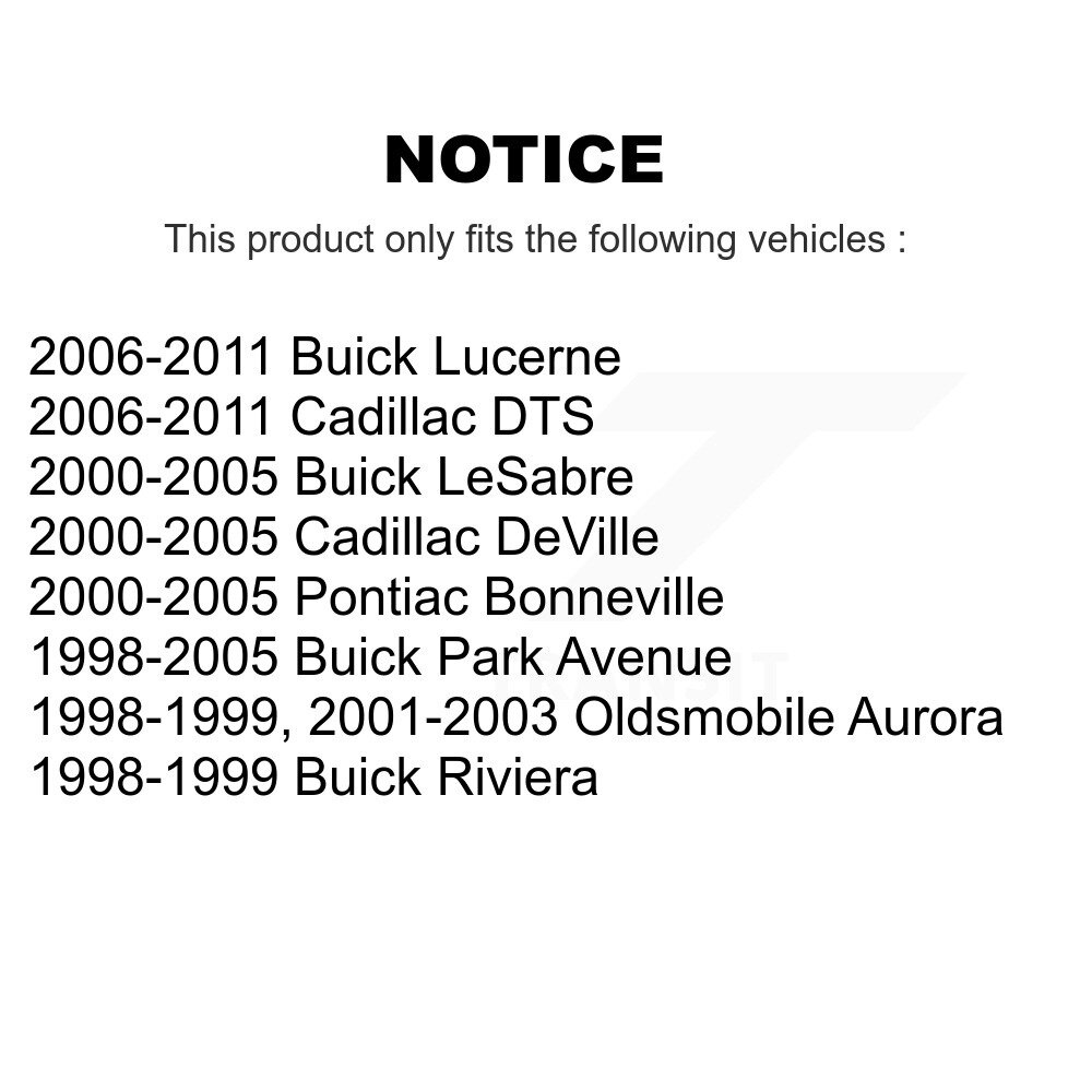 [N/A] Bracelet réservoir de carburant pour Buick Lucerne Cadillac LeSabre DTS DeVille Pontiac Park