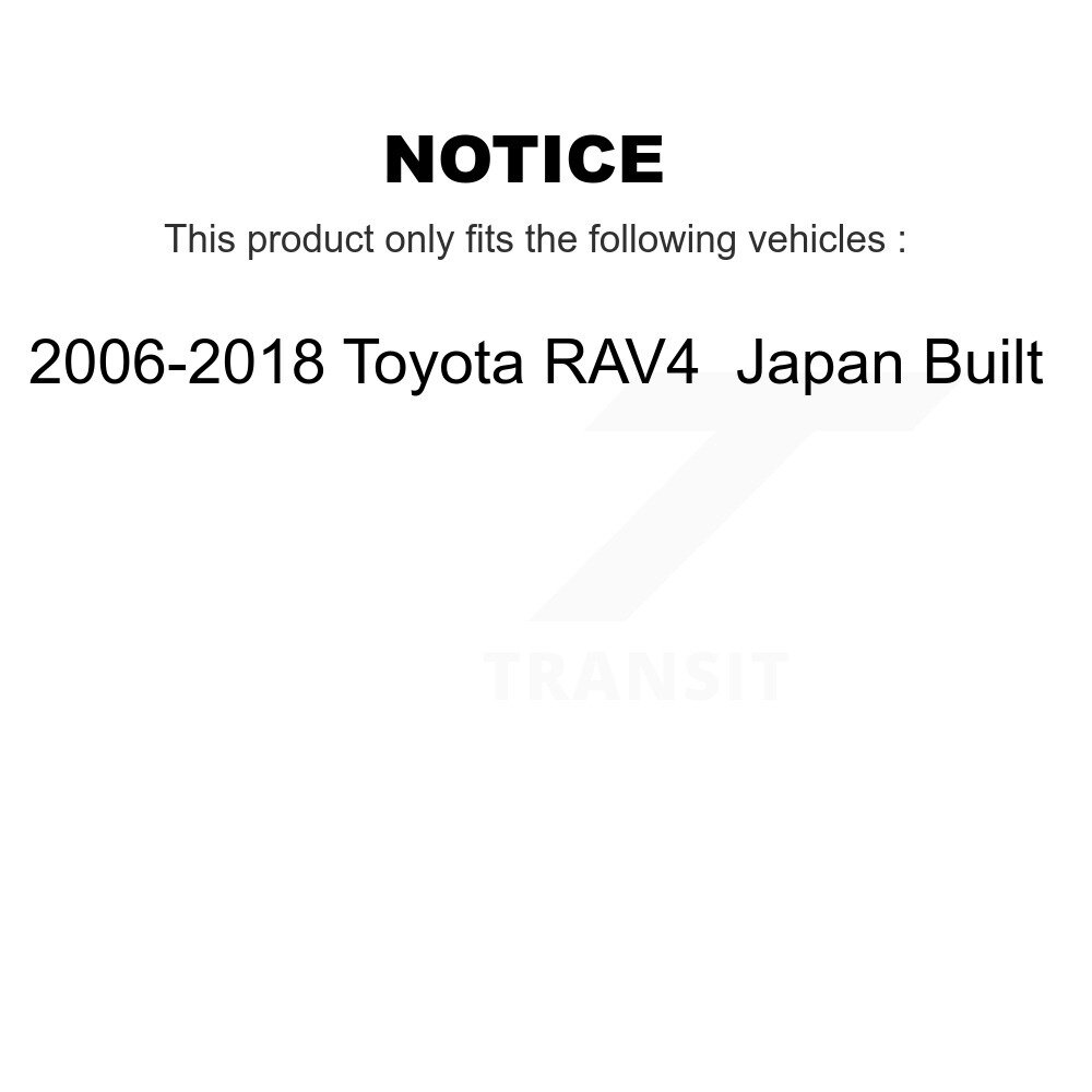[N/A] Sangle de réservoir de carburant pour 2006-2018 Toyota RAV4 Japan Built AGY-01110312