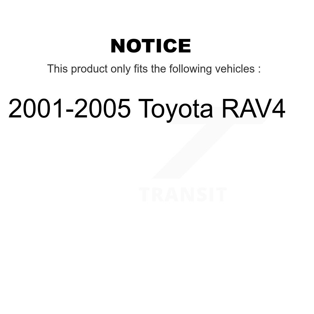 [N/A] Bracelet de réservoir de carburant pour 2001-2005 Toyota RAV4 AGY-01110316