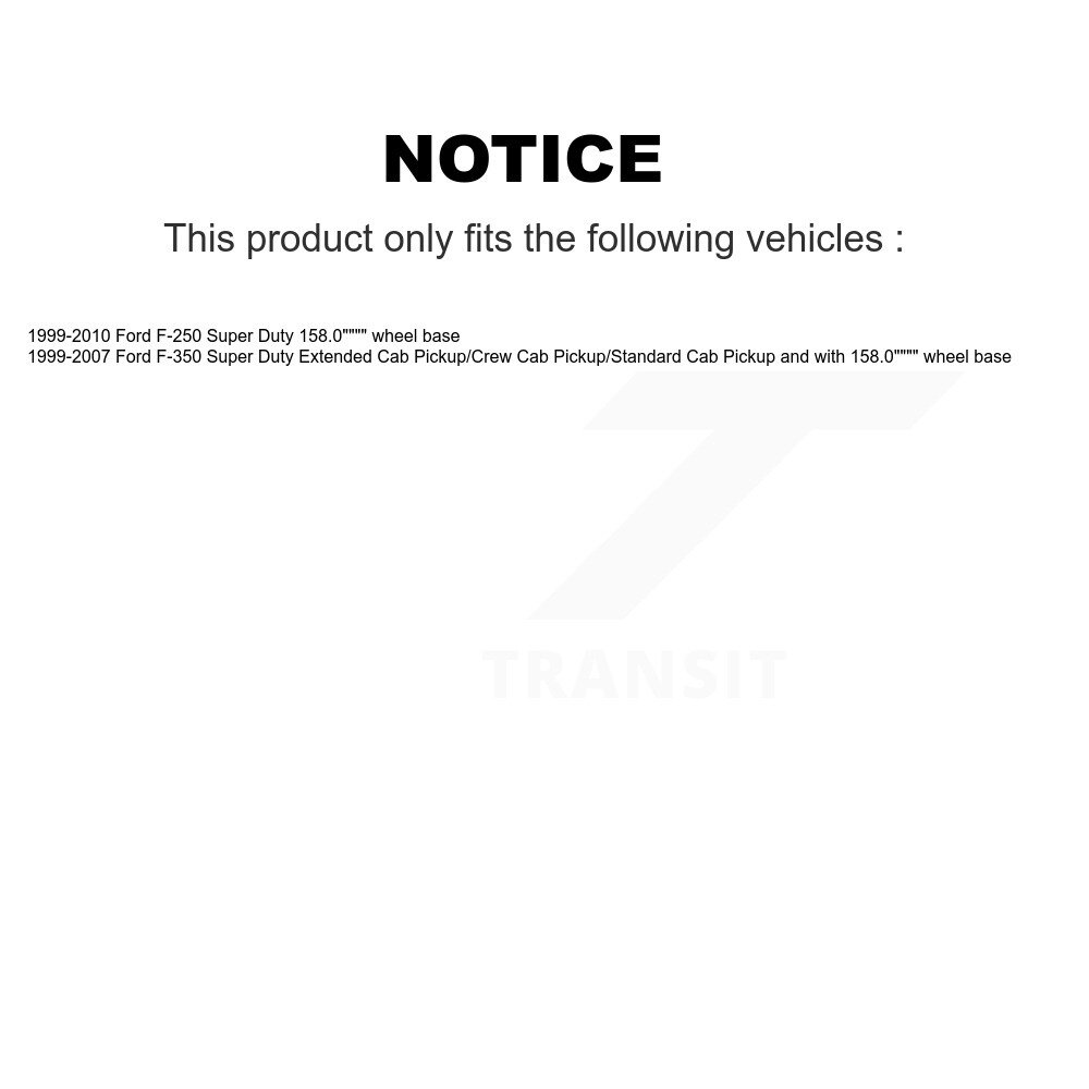 [Centre] Bracelet de réservoir de carburant central pour Ford F-350 Super Duty F-250 AGY-01110317