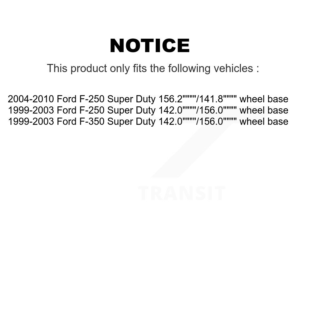 [Centre] Sangle centrale de réservoir de carburant pour Ford F-250 Super Duty F-350 AGY-01110320