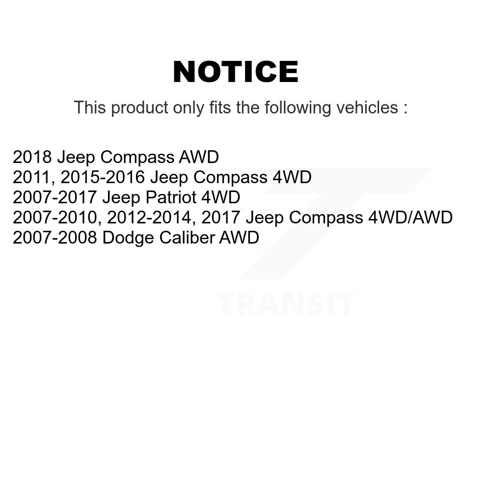 [N/A] Bracelet de réservoir de carburant pour Jeep Patriot Compass Dodge Calibre AGY-01110351