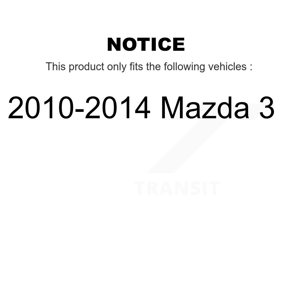 [N/A] Bracelet de réservoir de carburant pour 2010-2014 Mazda 3 AGY-01110358